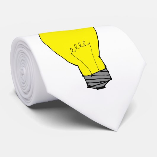 電球のタイ ネクタイ (ロール)