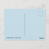 電球のバランス象 ポストカード (裏面)