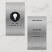 電球のロゴ 名刺 (正面/裏面)