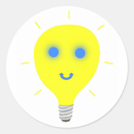 電球の丸シール ラウンドシール