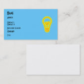 電球の名刺 名刺 (正面/裏面)