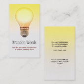 電球の名刺 名刺 (正面/裏面)