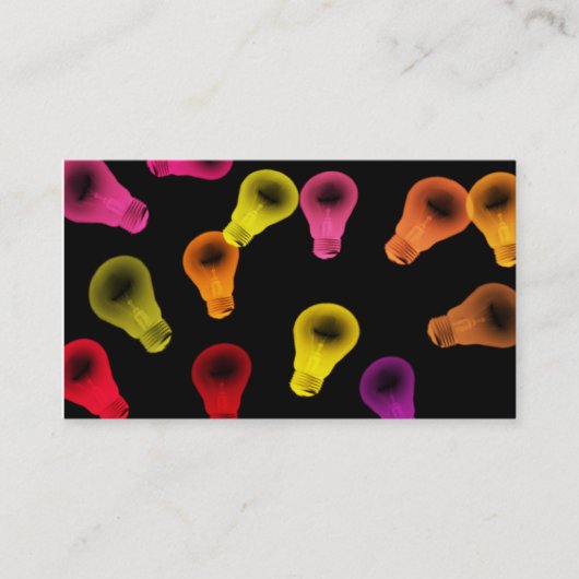 電球の名刺 名刺 (正面)