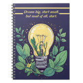 電球の有効化 ノートブック (正面)