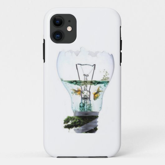 電球の金魚Iphoneケース Case-Mate iPhoneケース (裏面)