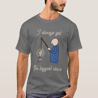 電球の魚 Tシャツ
