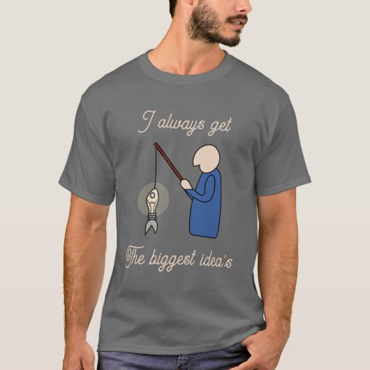 電球の魚 Tシャツ (正面)