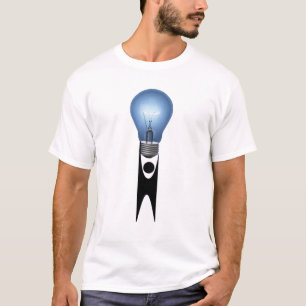 電球のTシャツを握っているヒューマニスト Tシャツ