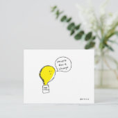 電球はがき ポストカード (スタンド正面)