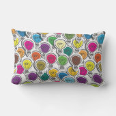 電球カラフル装飾用クッション ランバークッション (裏面)