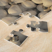 電球グレーの不可能な挑戦パター ジグソーパズル (側面)