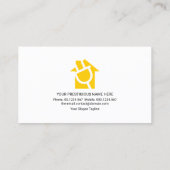 電球サンダークシティスカイライン電気技師 名刺 (裏面)