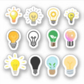 電球シール シール (正面)