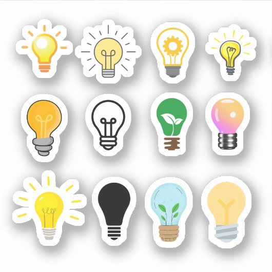 電球シール シール (正面)