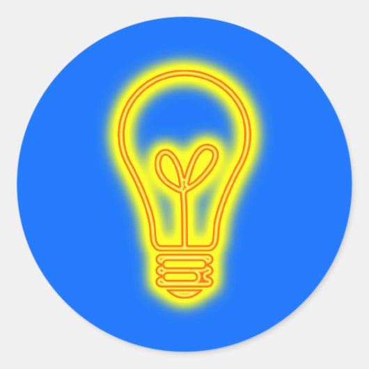 電球シール ラウンドシール (正面)