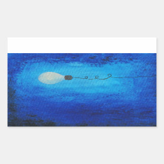 電球シール 長方形シール