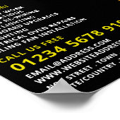 電球スケッチデザイン、電気工広告師 ポスター (角)