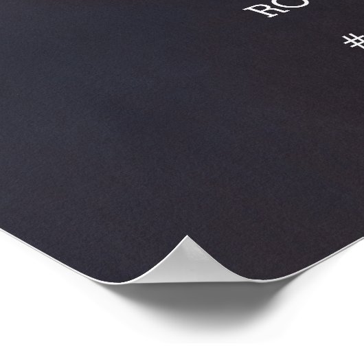 電球ストリングス結婚トのウェルカムサイン ポスター (角)