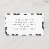 電球パタモダンーン電気技師の保守 名刺 (裏面)