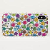 電球パターンカスタムモノグラム電話ケース Case-Mate iPhoneケース (裏面(横))