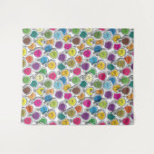 電球パターンタペストリー タペストリー (正面(横))