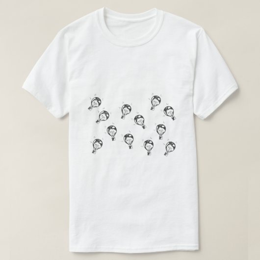 電球ライト Tシャツ (デザイン正面)