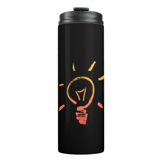 電球ランプのレトロ電球頭が切れる電気技師 タンブラー (正面)