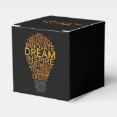 電球感動的のカスタムお願い箱 フェイバーボックス (正面サイド)