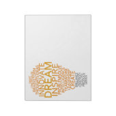 電球感動的のメモカスタム帳 ノートパッド (回転)