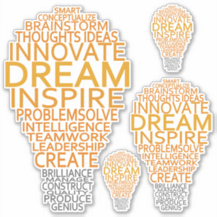 電球感動的シール シール