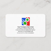 電球照明アップ事業名 名刺 (裏面)