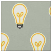 電球白熱［赤熱］光を放つ明るい黄色の家庭用電球 ファブリック (クローズアップ)