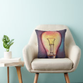 電球絵画の色 クッション (椅子)