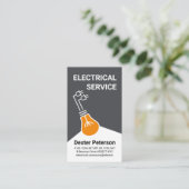 電球芸術的線電気配線 名刺 (スタンド正面)