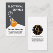 電球芸術的線電気配線 名刺 (正面/裏面)