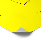 電球電球グラフィックアートポスターサイン ポスター (角)