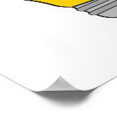 電球顔 ポスター (角)