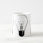 電球 グラフィック 面白い マグカップ (中央)