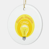 電球 セラミックオーナメント (左)