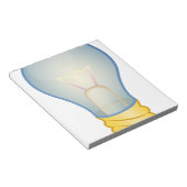 電球 ノートパッド (アングル)