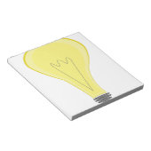 電球 ノートパッド (アングル)