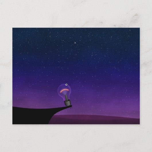 電球 ポストカード (正面)