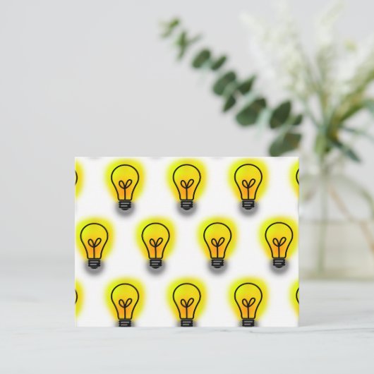 電球 ポストカード (スタンド正面)