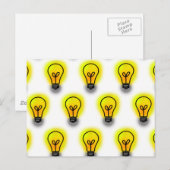 電球 ポストカード (正面/裏面)