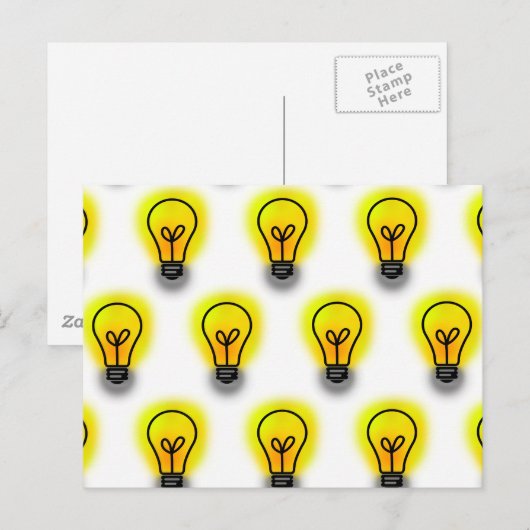 電球 ポストカード (正面/裏面)