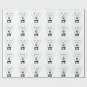 電球 ラッピングペーパー (フラット)