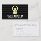 電球 名刺 (正面/裏面)