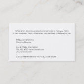 電球 名刺 (裏面)