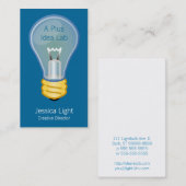 電球 名刺 (正面/裏面)