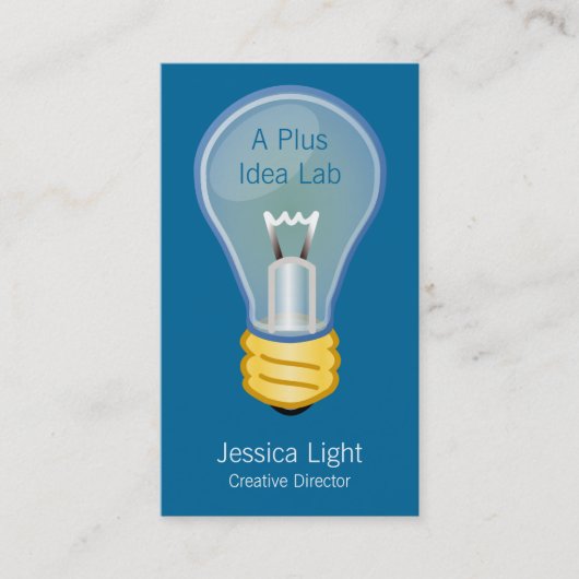 電球 名刺 (正面)